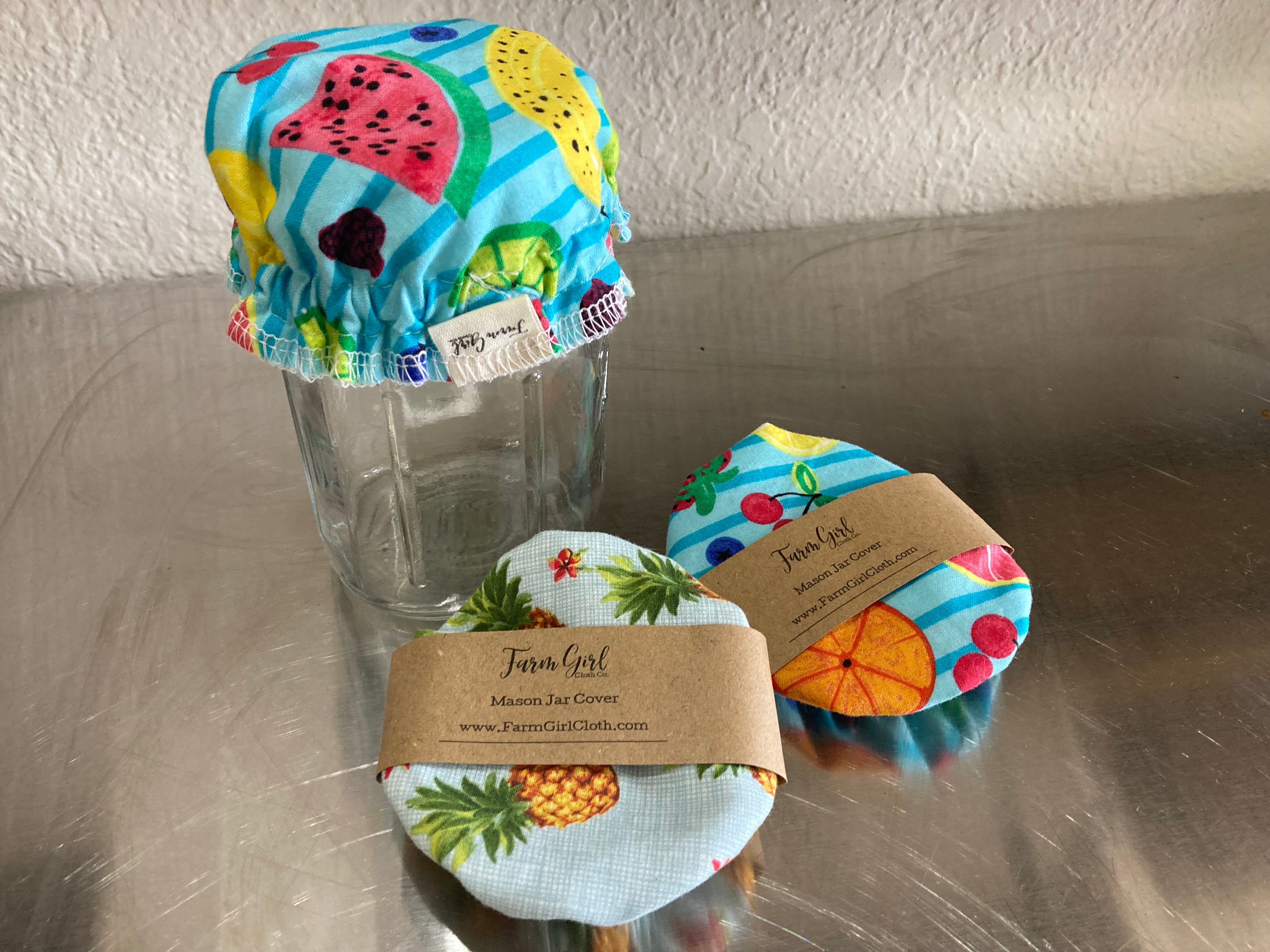 Reusable Mason Jar Covers