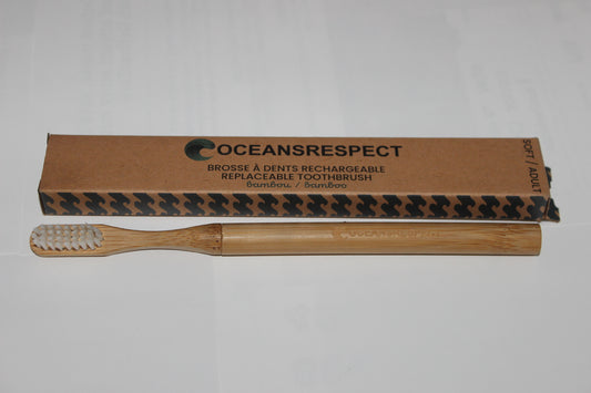 Bamboo Toothbrush w/ Replaceable head