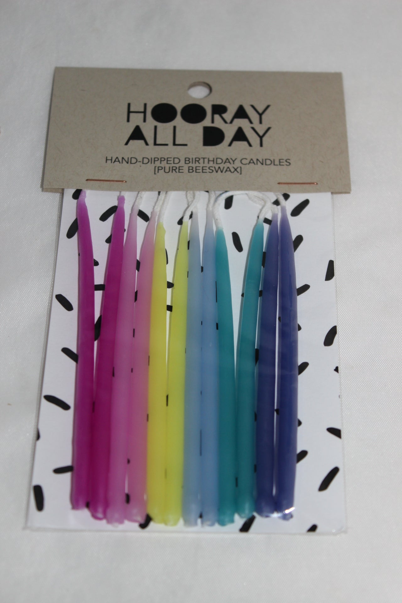 Beeswax Birthday Candles