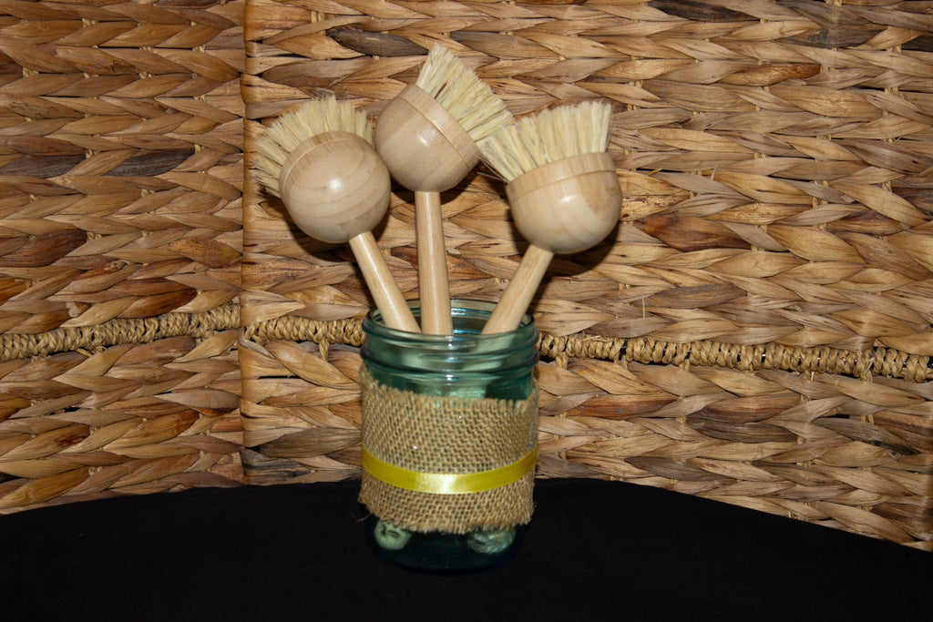 Bamboo Dish Wand with Replaceable Head