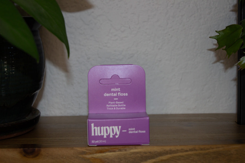 Dental Floss in Glass Jar