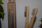 Bamboo Toothbrush w/ Replaceable Heads + 2 Refill