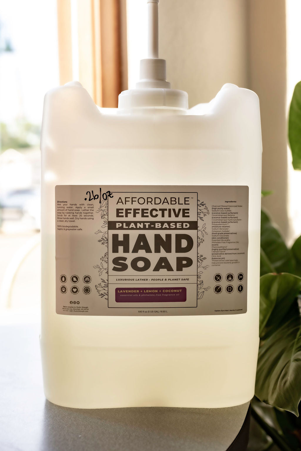 Bulk Eco Hand Soap - Rustic Strength